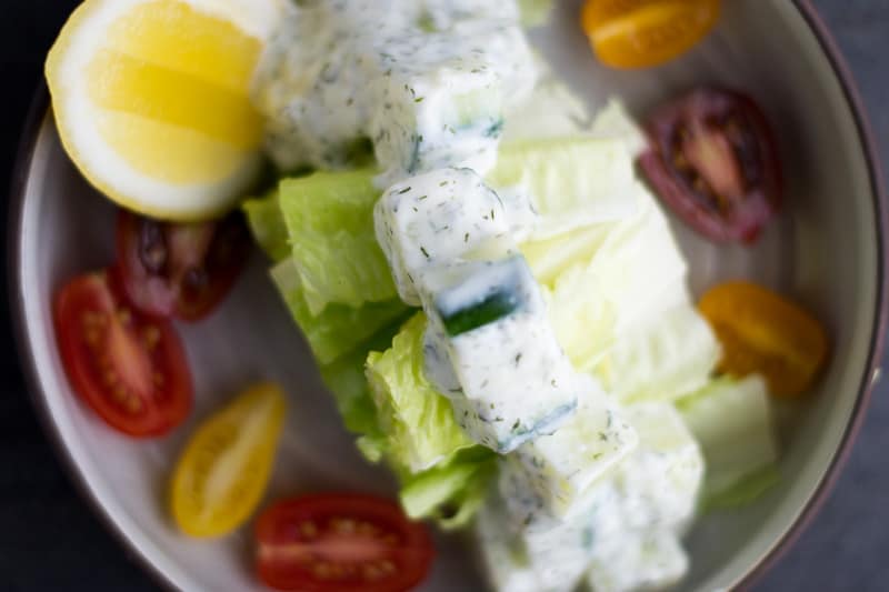 Greek Cucumber Salad Bowl