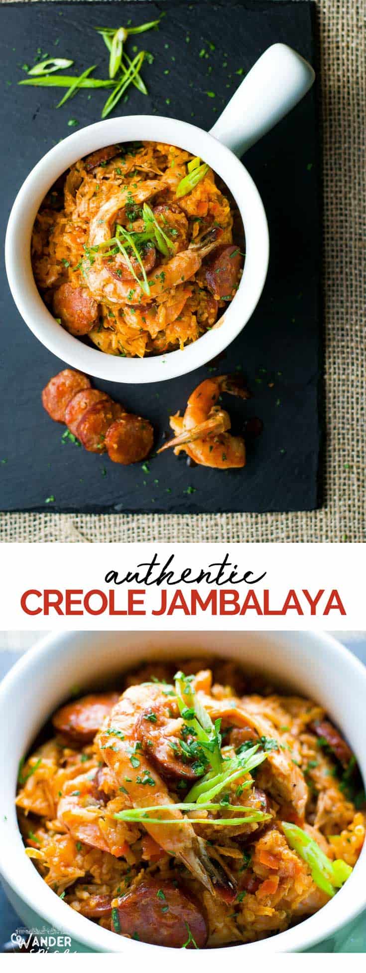 Easy Creole Jambalaya Recipe with Shrimp, Chicken, Sausage. Our authentic version is spicy and flavorful.