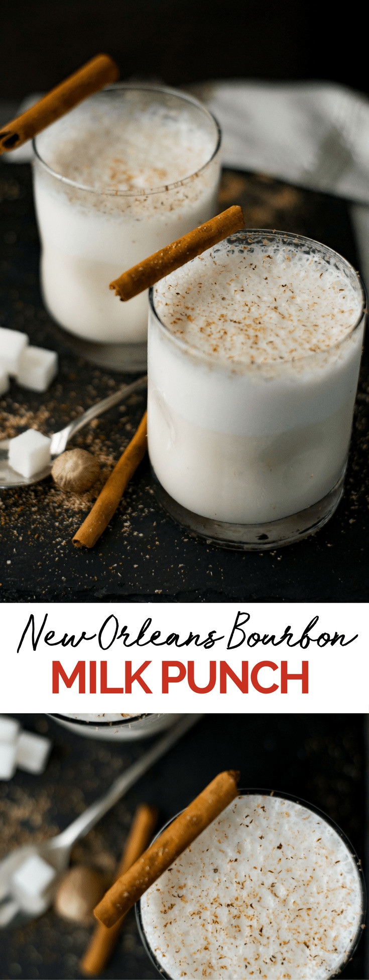 New Orleans Bourbon Milk Punch Recipe